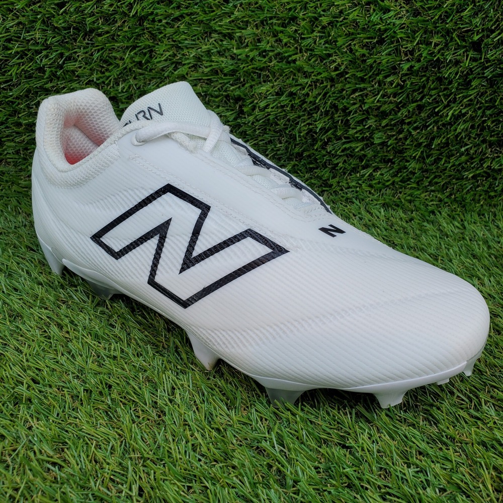 New Balance BurnX4 SIZE 5.5 Men's 7 Women's Lacrosse Cleats Field Shoes White